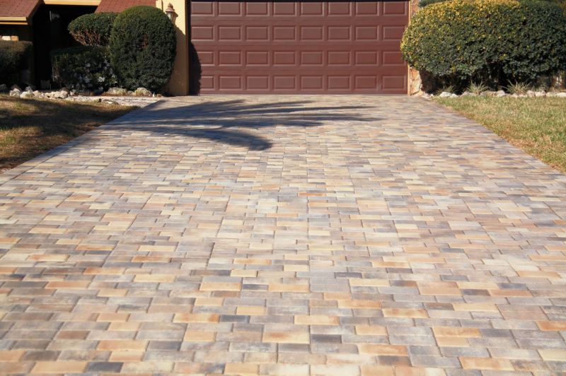 Patterned Paver Driveway